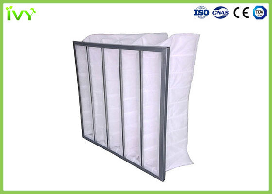 Eco Friendly Bag Air Conditioner Filters , Bag Filters For HVAC Efficiency G3 - F9
